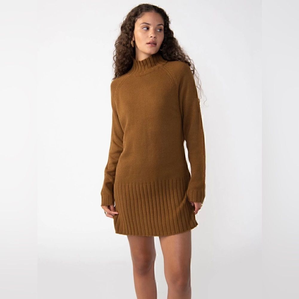 NEW SANCTUARY the sweater mini dress in spice size XL New